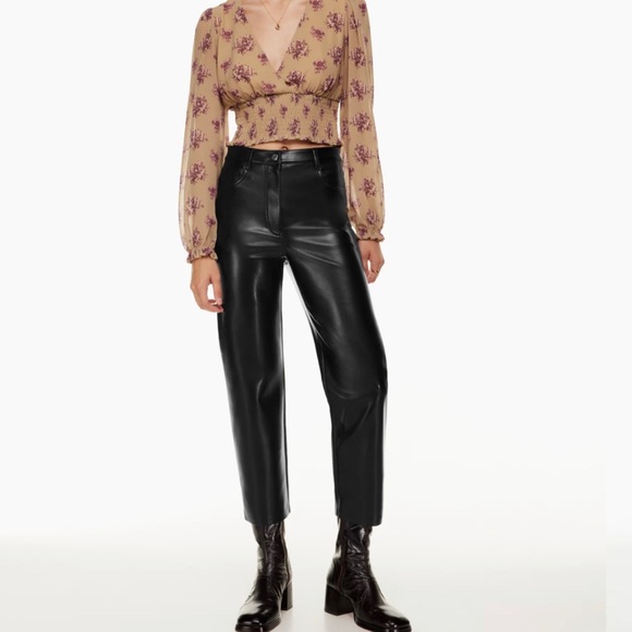 Wilfred Pants - Aritzia Wilfred Melina Pant Cropped